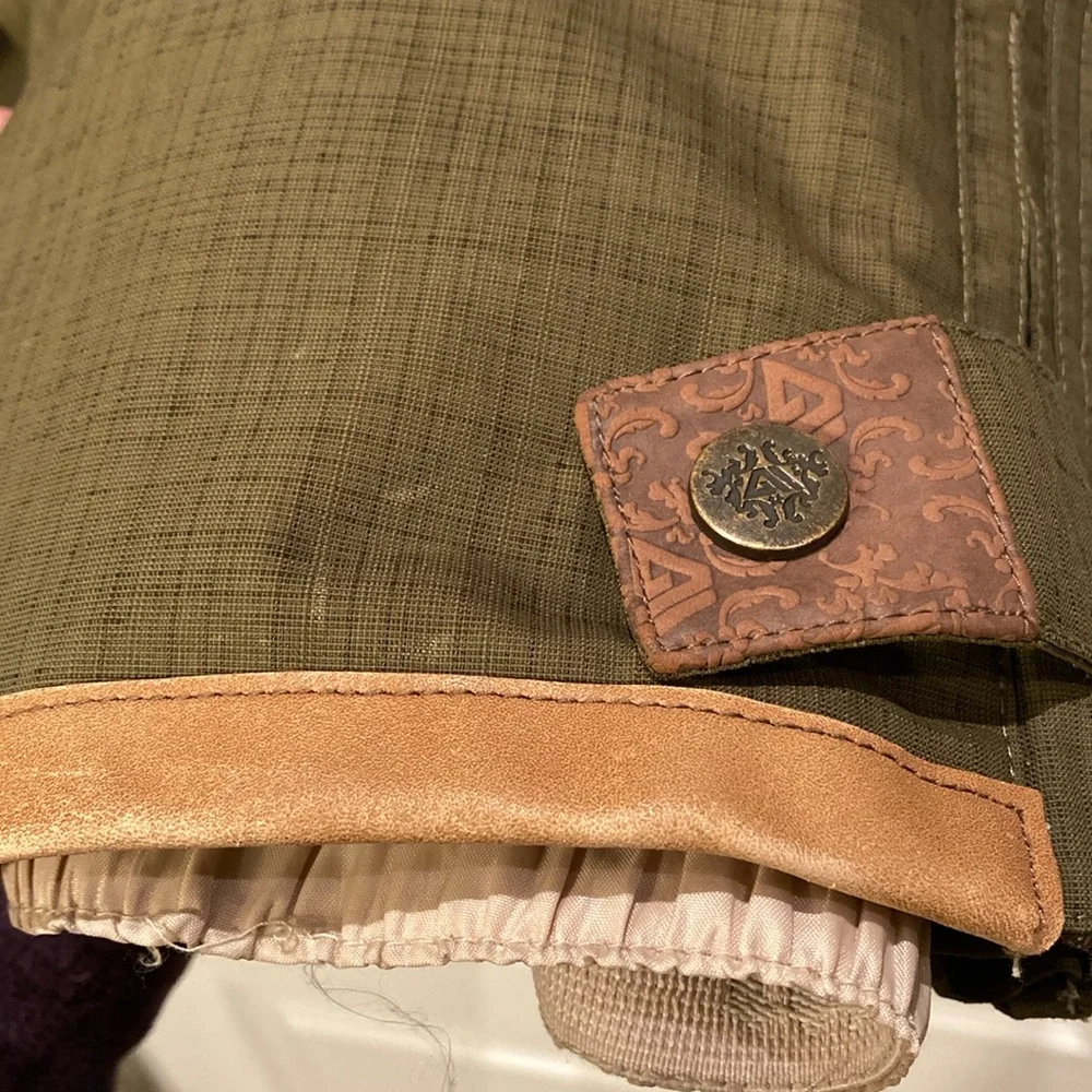 Boys Medium Olive Green Against the Grain Allyance Snow board pants - Picture 15 of 16